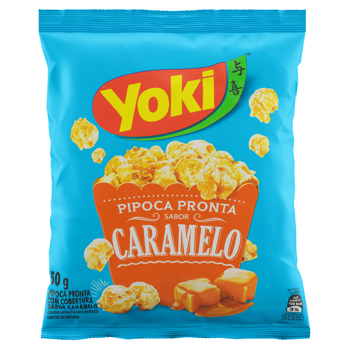 Pipoca Doce Pronta Caramelo Yoki 50g